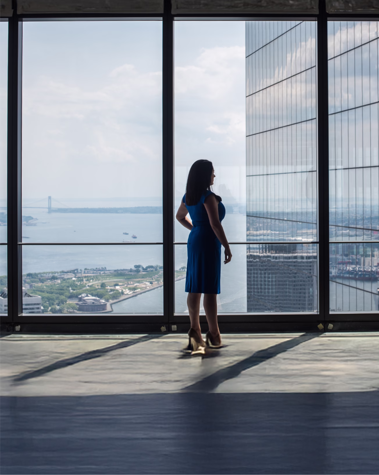 Executive in environment, editorial portrait