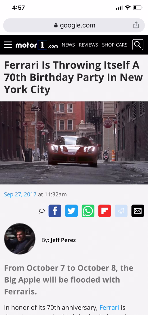 Press coverage — Motor1 feature