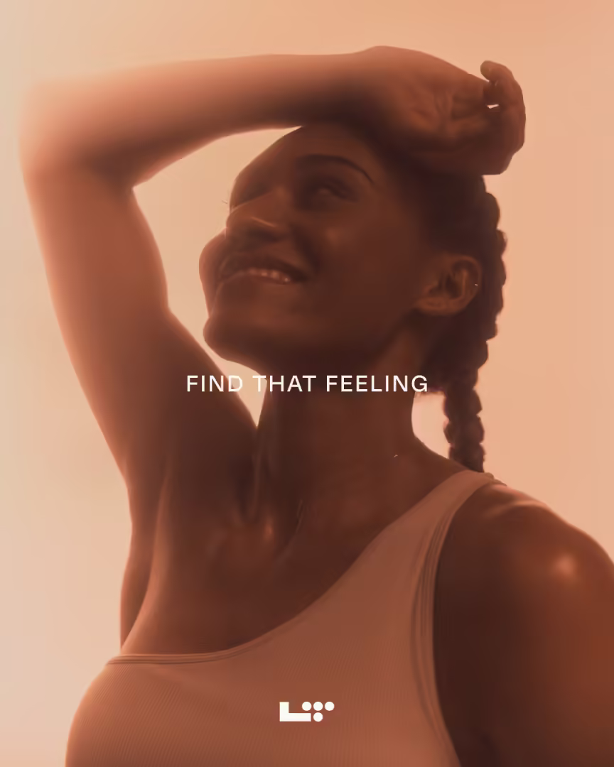 Post-workout portrait from the campaign
