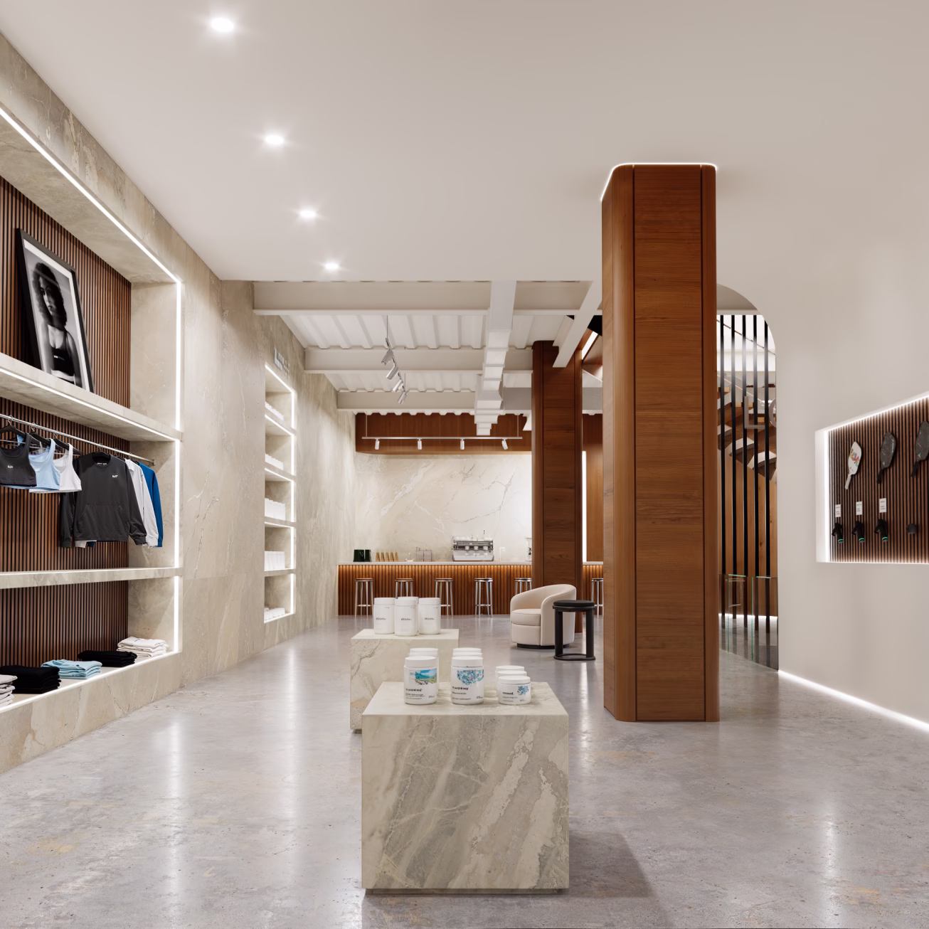 Life Time studio concept rendering