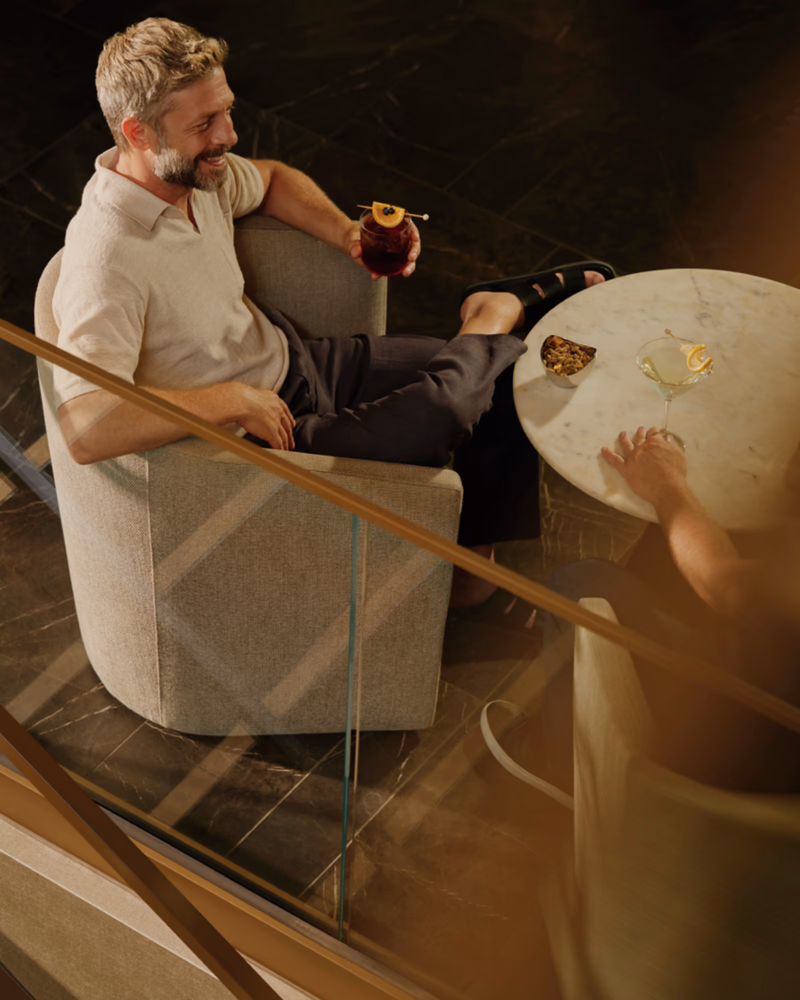 Life Time Instagram, lounge editorial post
