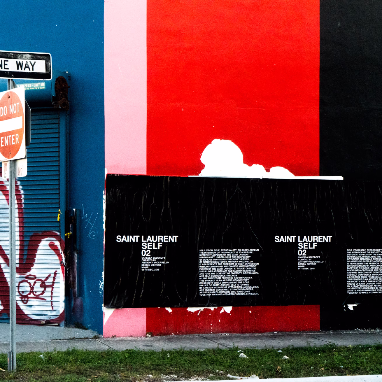 Saint Laurent SELF 02 Miami OOH static installation