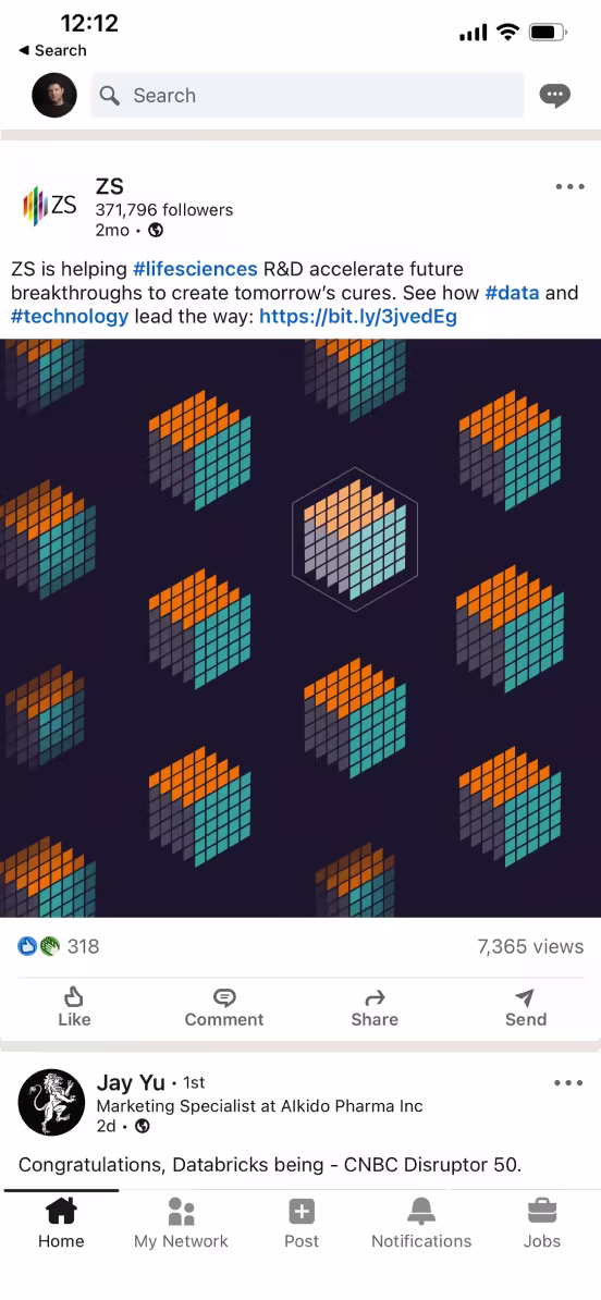 ZS social campaign site feature